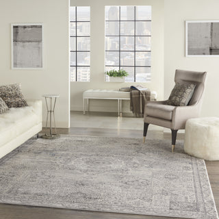 Nourison Grand Expressions KI52 Dark Grey Ivory Area Rug