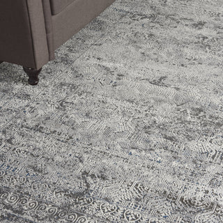 Nourison Grand Expressions KI53 Grey/Ivory Area Rug