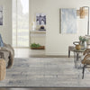 Nourison Grand Expressions KI55 Ivory Blue Area Rug
