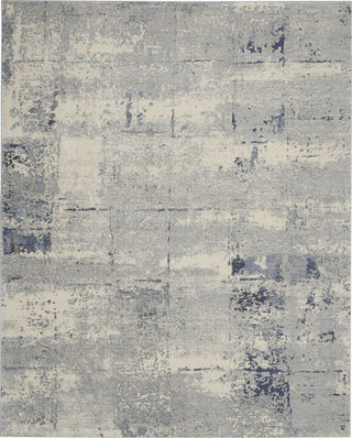 Nourison Grand Expressions KI55 Ivory Blue Area Rug