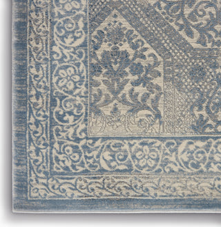 Nourison Grand Expressions KI56 Blue/Ivory Area Rug