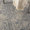 Nourison Grand Expressions KI56 Blue/Ivory Area Rug