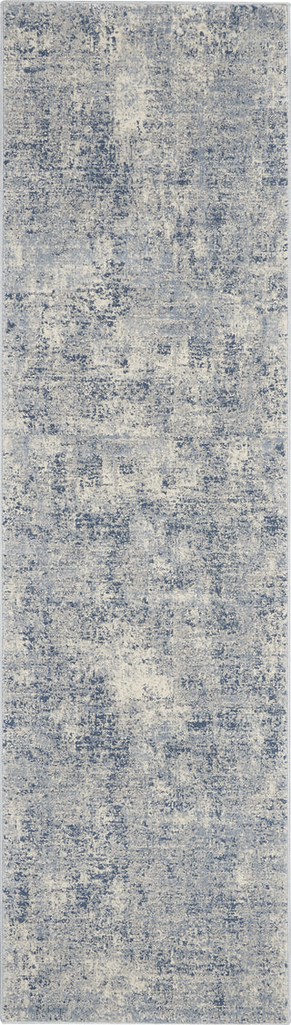 Nourison Grand Expressions KI57 Blue/Ivory Area Rug