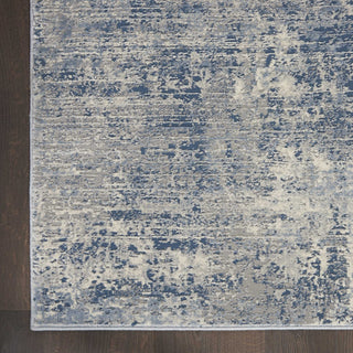 Nourison Grand Expressions KI57 Blue/Ivory Area Rug