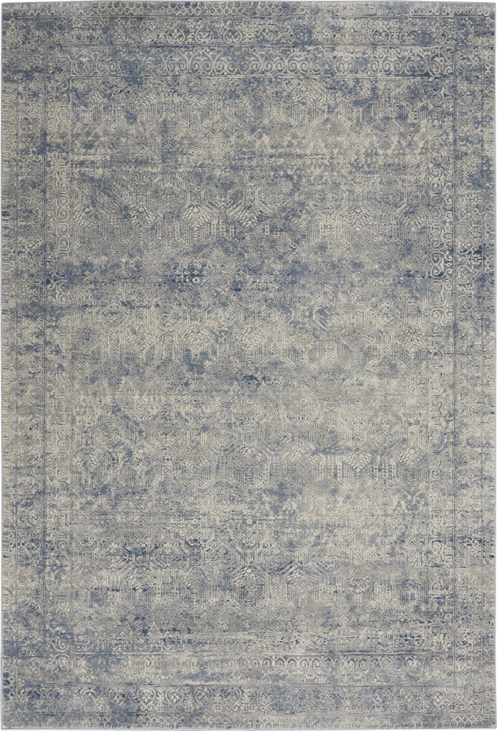 Nourison Grand Expressions KI58 Ivory Blue Area Rug