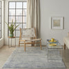 Nourison Grand Expressions KI58 Ivory Blue Area Rug