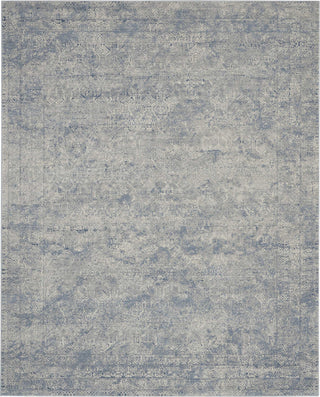 Nourison Grand Expressions KI58 Ivory Blue Area Rug