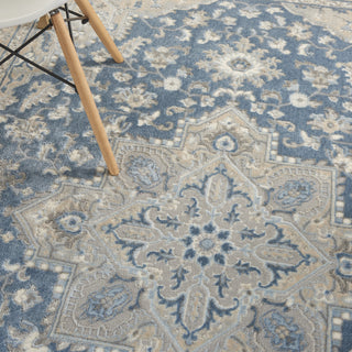 Nourison Grand Villa KI80 Blue Area Rug