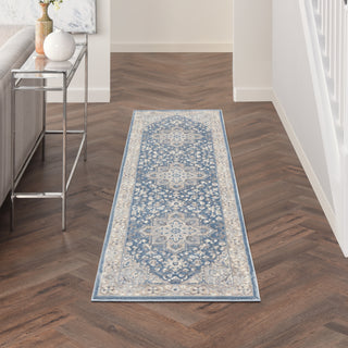 Nourison Grand Villa KI80 Blue Area Rug