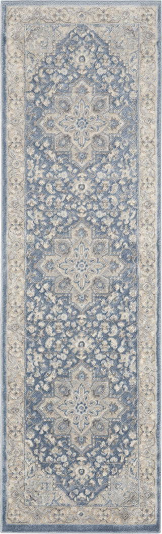 Nourison Grand Villa KI80 Blue Area Rug