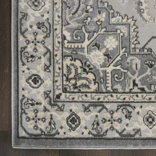 Nourison Grand Villa KI80 Grey Area Rug