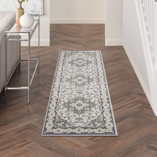 Nourison Grand Villa KI80 Grey Area Rug