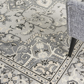 Nourison Grand Villa KI80 Grey Area Rug