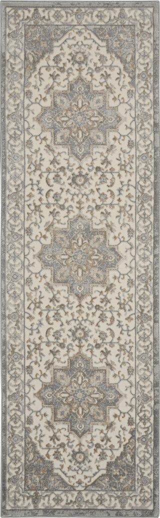 Nourison Grand Villa KI80 Lt Grey Area Rug