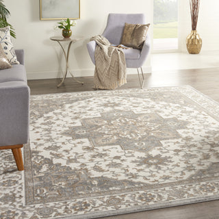 Nourison Grand Villa KI80 Lt Grey Area Rug