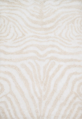 Loloi Kiara Shag KR-01 Ivory / Cream Area Rug Main