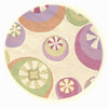 KAS Kidding Around 0430 Pastel Peppermints Hand Tufted Area Rug 