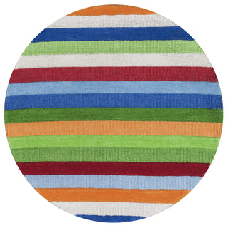 KAS Kidding Around 0434 Chic Stripes Hand Tufted Area Rug 