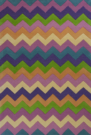 KAS Kidding Around 0443 Chic Ziggy Zaggy Hand Tufted Area Rug