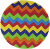 KAS Kidding Around 0444 Cool Ziggy Zaggy Area Rug 