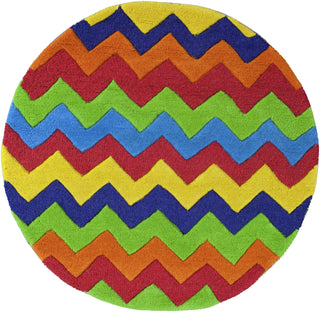 KAS Kidding Around 0444 Cool Ziggy Zaggy Area Rug 