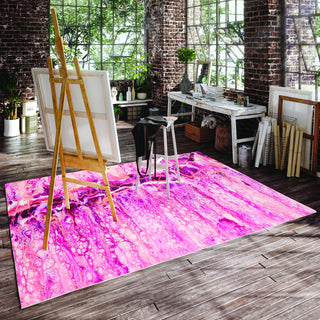 Dalyn Kikiamo KK16 Flamingo Area Rug Room Image Feature