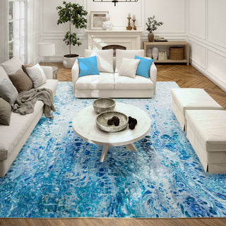 Dalyn Kikiamo KK18 Ocean Area Rug Room Image Feature