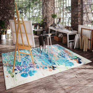 Dalyn Kikiamo KK20 Twilight Area Rug Room Image Feature