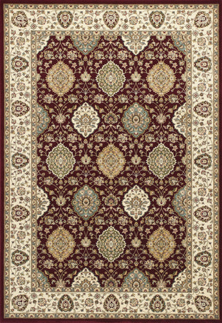 KAS Kingston 6405 Ruby/Ivory Rania Machine Woven Area Rug