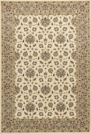 KAS Kingston 6407 Ivory/Beige Mahal Machine Woven Area Rug