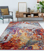 LR Resources Kismet Abstract Collision Multi Area Rug Lifestyle Image