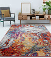 LR Resources Kismet Abstract Collision Multi Area Rug Lifestyle Image