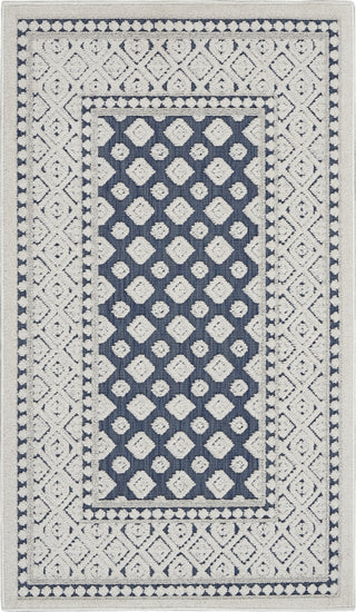 Nourison Key Largo KLG02 Blue Area Rug