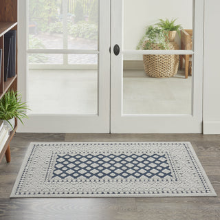 Nourison Key Largo KLG02 Blue Area Rug