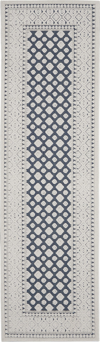 Nourison Key Largo KLG02 Blue Area Rug