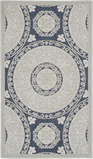 Nourison Key Largo KLG03 Blue Area Rug