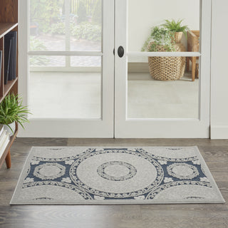 Nourison Key Largo KLG03 Blue Area Rug