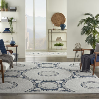 Nourison Key Largo KLG03 Blue Area Rug