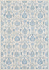 Surya Kilim KLM-2300 Denim White Khaki Area Rug main image