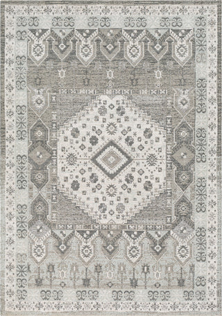 Surya Kilim KLM-2308 Charcoal Ice Blue Khaki White Area Rug main image