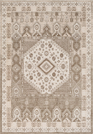 Surya Kilim KLM-2310 Dark Brown Khaki White Area Rug main image