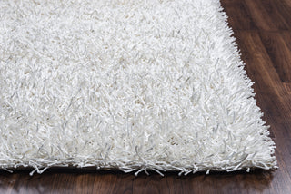 Rizzy Kempton KM2314 White Area Rug Edge Shot