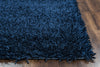 Rizzy Kempton KM2443 Dark Blue Area Rug Edge Shot