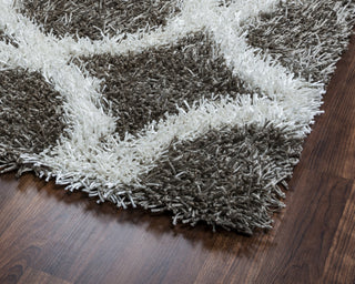 Rizzy Kempton KM2448 Gray Area Rug Corner Shot