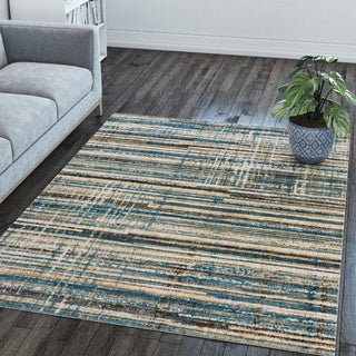 Dalyn Karma KM8 Blue Area Rug