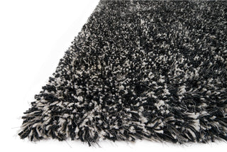 Loloi Kendall Shag KD-01 Charcoal Area Rug Corner Feature