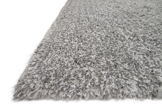 Loloi Kendall Shag KD-01 Grey Area Rug Corner Feature