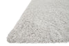 Loloi Kendall Shag KD-01 Silver Area Rug Corner Feature