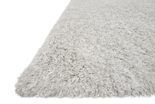 Loloi Kendall Shag KD-01 Silver Area Rug Corner Feature