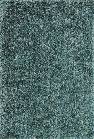 Loloi Kendall Shag KD-01 Teal Area Rug main image